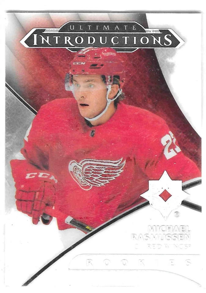 2018/19 Ultimate Michael Rasmussen Detroit Red Wings Ultimate Introductions RC - Image 1 of 1