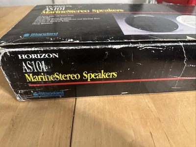 Horizon AS 101 Marine Stereo Speaker White New - Image 1 of 4