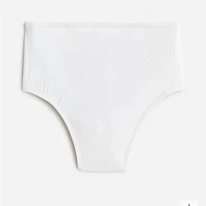 New NWT J. Crew White High Rise Bikini Swim Bathing Suit Bottom Women's Size 2X - Picture 1 of 7