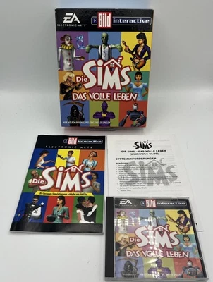 Die Sims - Das Volle Leben - PC Spiel Game in Big Box / EA / Maxis / Retro Kult - Bild 1 von 3