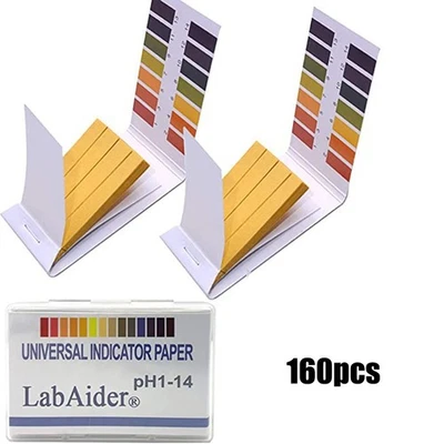 Parts Laboratory PH Indicator Test Strips Urine 1-14pH Test 160strips Full - Image 1 of 3