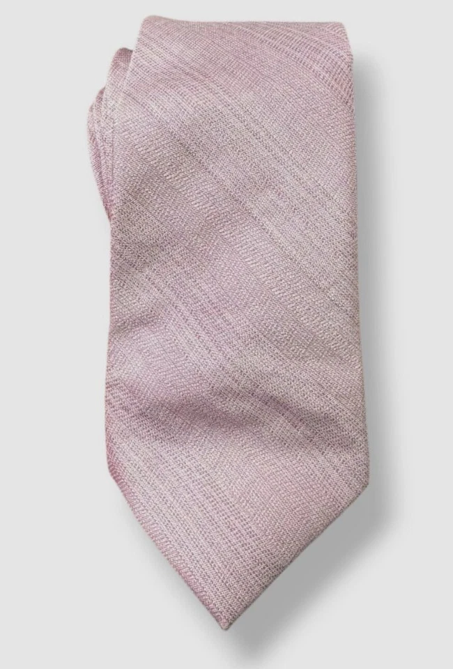 DKNY Men's Pink Classic Silk Self-Tie Neck Tie Size 59 x 2.875 - Image 1 of 1