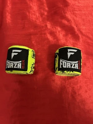 Forza Wrist MMA Wraps Green and Black Mexican Style Wrist Wraps - Image 1 of 4