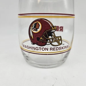 Bicchiere vetro logo casco Washington Redskins NFL vintage barware  - Foto 1 di 7