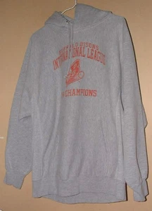 MV SPORT BUFFALO BISONS 2004 CHAMPS GRAU REVERSE WEAVE KAPUZEN SWEAT SHIRT - M!! - Bild 1 von 4