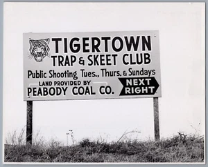 1972 Peabody Coal Co. Mark Twain Mine Missouri 8x10 Foto Tigertown Schild 7698 - Bild 1 von 2