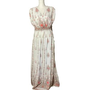 Lapogee Dress Womans Large Lined Maxi Boho Indie - Picture 1 of 13
