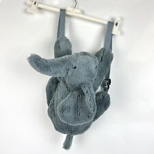 Jellycat Huggady Elephant Backpack Bag Retired Soft Toy Small Fluffy