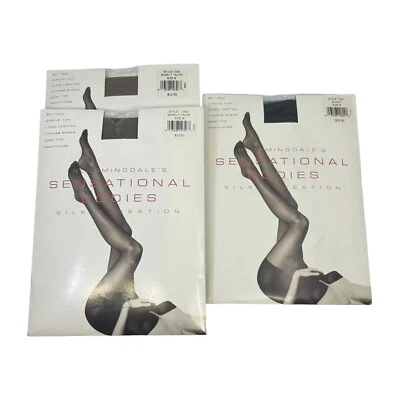 Lote de 3 Pantimedias Bloomingdale’s Sensational Bodies Para Mujer Faja Top Demi Foto 1 de 4