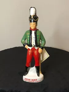Vtg. Irish Mist Ireland Liqueur Ceramic Austrian-Army Soldier Decanter Corkscrew - Picture 1 of 10
