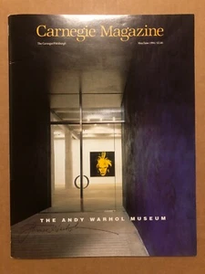 ANDY WARHOL MUSEUM CARNEGIE MAGAZINE RARE MAY 1994 ISSUE SIGNED JAMIE WARHOLA - Picture 1 of 12