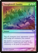 Thoughtweft Gambit FOIL Shadowmoor NM White Blue Uncommon MAGIC CARD ABUGames