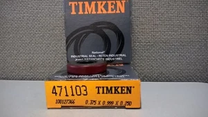 471103 TIMKEN/NATIONAL OIL SEAL .375" X .999" X .250" - Picture 1 of 2