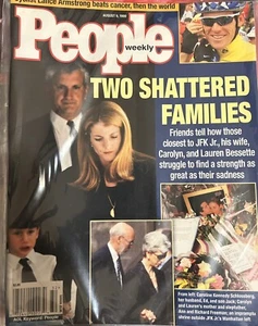 People Magazine (August 1999) JFK, Jr; Carolyn Kennedy - Two Shattered Families - Picture 1 of 1