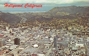 Postcard CA: Aerial View, Hollywood, California, Posted 1971 - Picture 1 of 2