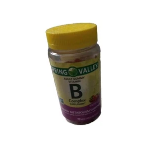 Spring Valley Vitamin B Komplex Ergänzung Erwachsene Vegetarische Gummis, 70 Stück - Bild 1 von 4
