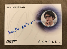 James Bond Archives Autograph Card A283 Ben Whishaw as Q