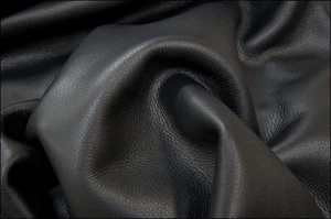 Natural Mat Black Premium Full Grain Naturally Milled Cowhide Leather 22-25sqf - Picture 1 of 5