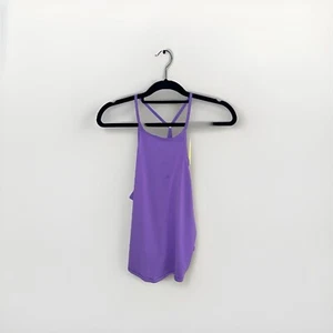 Women’s Purple L Spaghetti Strap Work Out Tank Top - Picture 1 of 5