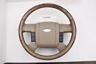 2004-2008 OEM Ford F150 F-150 Tan Leather Steering Wheel with Cruise