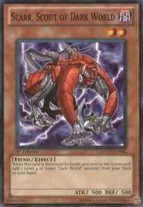 Scarr, Scout of Dark World SDGU-EN006 / SR13 X 1 1st Mint YUGIOH - Picture 1 of 1