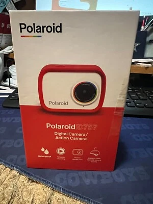 Polaroid iD757-RED Digital/Action Camera  18MP - Image 1 of 2