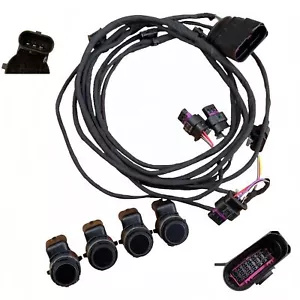 Für Audi A 6C8 S6 RS6 Vorne Parksensor Kabelbaum + Sensoren 2018-23 - Bild 1 von 13
