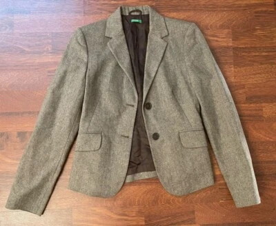 United Colors of Benetton Marrón Talla 38 Hecho en Italia Foto 1 de 4