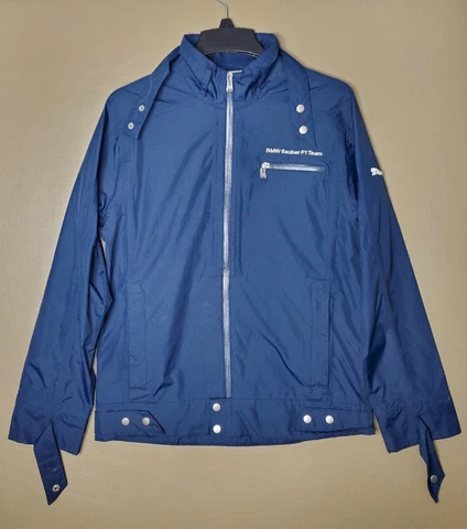 Puma BMW Sauber F1 Team Jacket Large Formula One Windbreaker Men's Size Small Cover
