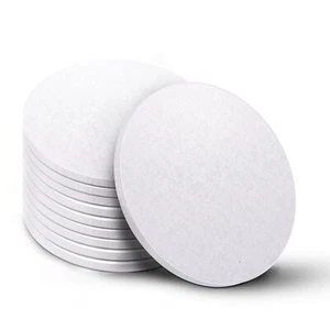 10-Pack Round White Cake Drum Board 10 Inch Sturdy 1/2 Inch Thick Full Wrap E... - Picture 1 of 7
