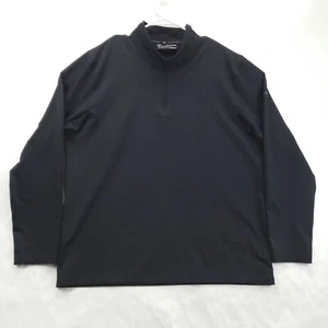 Under Armour Tactical Shirt Mens 2XL Black Long Sleeve 1/4 Zip Loose Coldgear - Picture 1 of 7