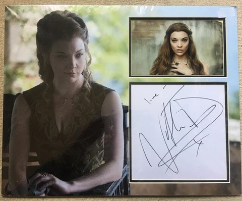 NATALIE DORMER SIGNED GAME OF THRONES PHOTO MOUNT UACC REG 242 Cover