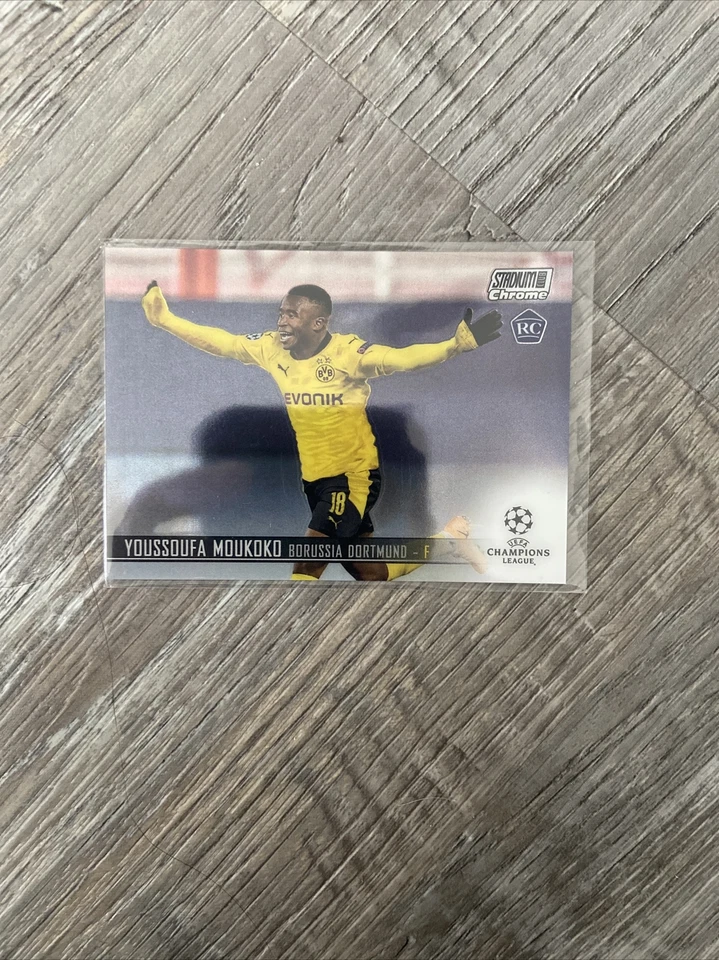 2020-21 TOPPS STADIUM CLUB CHROME UEFA CHAMPIONS LEAGUE YOUSSOUFA MOUKOKO RC#57 - Image 1 of 1