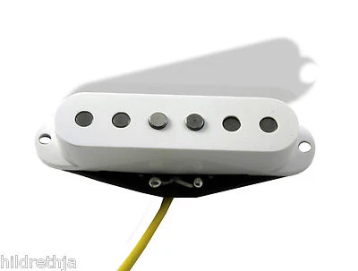 Pickups Single 6.5K Middle Staggered Pole White Bitterroot 081090WHMD - Image 1 of 4