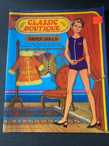 Artcraft CLASSIC BOUTIQUE Paper Doll Booklet Saalfield Original Uncut - Picture 1 of 7