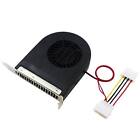 Dc 12V 4 Pin System Pci Slot Blower Pc Computer Cooling Fan Cpu Cooler 2500Rpm