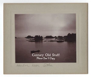 Foto de 1898 del puerto cerca de Sitka, Alaska AK - Imagen 1 de 2