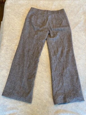 Pantalones Ann Taylor 4P Mujer Marrón Pequeño Mezcla de Lana Forrados Medidas 29x26 Foto 1 de 4