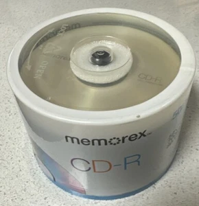 NEW SEALED Memorex Music CD-R 50 Pack (50 Total Discs) - Picture 1 of 5