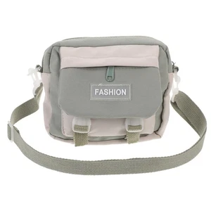 1Pz Borsa a Tracolla in Tela Multifunzione Storage Pouch Moda Messenger Bag - Foto 1 di 12