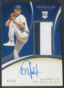 Michel Baez 2020 Panini Immaculate Rookie Autograph Patch #146 (25/25) Padres - Picture 1 of 2