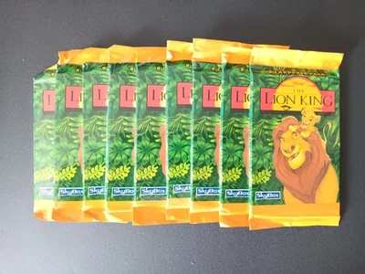 9 tarjetas coleccionables Walt Disney El Rey León serie 1 paquetes sin abrir nuevas Foto 1 de 2
