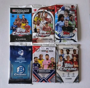 6 Packs of Sealed Topps Soccer Trading Cards Great Gift Idea for Football Fans - Picture 1 of 1