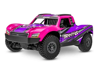 Traxxas Mini Slash 4WD Brushless BL-2S RTR 1:12 Short Course Truck pink mit Akku - Bild 1 von 4