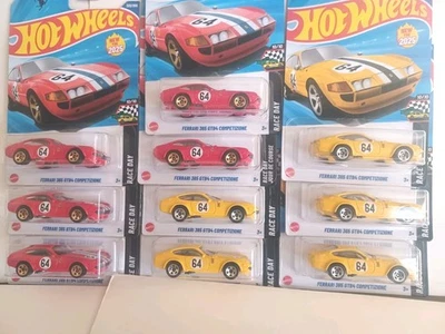 Lot of 10 2025 Hot Wheels New Model Ferrari 365 GTB4 Competizione  - Image 1 of 4