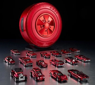 Mattel 80th Anniversary Hot Wheels Original 16 Rally Case Set - Image 1 of 4