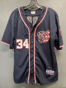 Men’s Vintage Bryce Harper #34 Washington Nationals Jersey Size 48 (L) - Picture 1 of 8