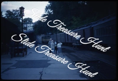 Trem Augusta Maine Central Railroad 35mm corrediça década de 1960 Kodachrome - Imagem 1 de 3