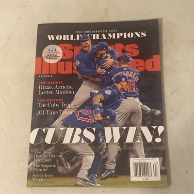 Chicago Cubs Sports Illustrated Commemorative 2016 World Series Champions Rizzo - Image 1 of 2