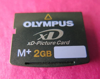 GENUINE OLYMPUS 2GB M+ XD XD-Picture Memory Card  (digital camera) **FREE P&P** - Image 1 of 2